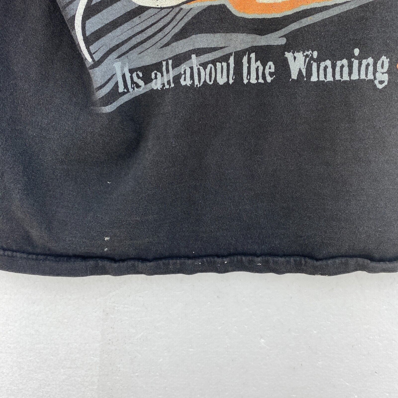Nascar AOP Racing Tony Stewart It Is All About The Winning Black T-shirt Size L
