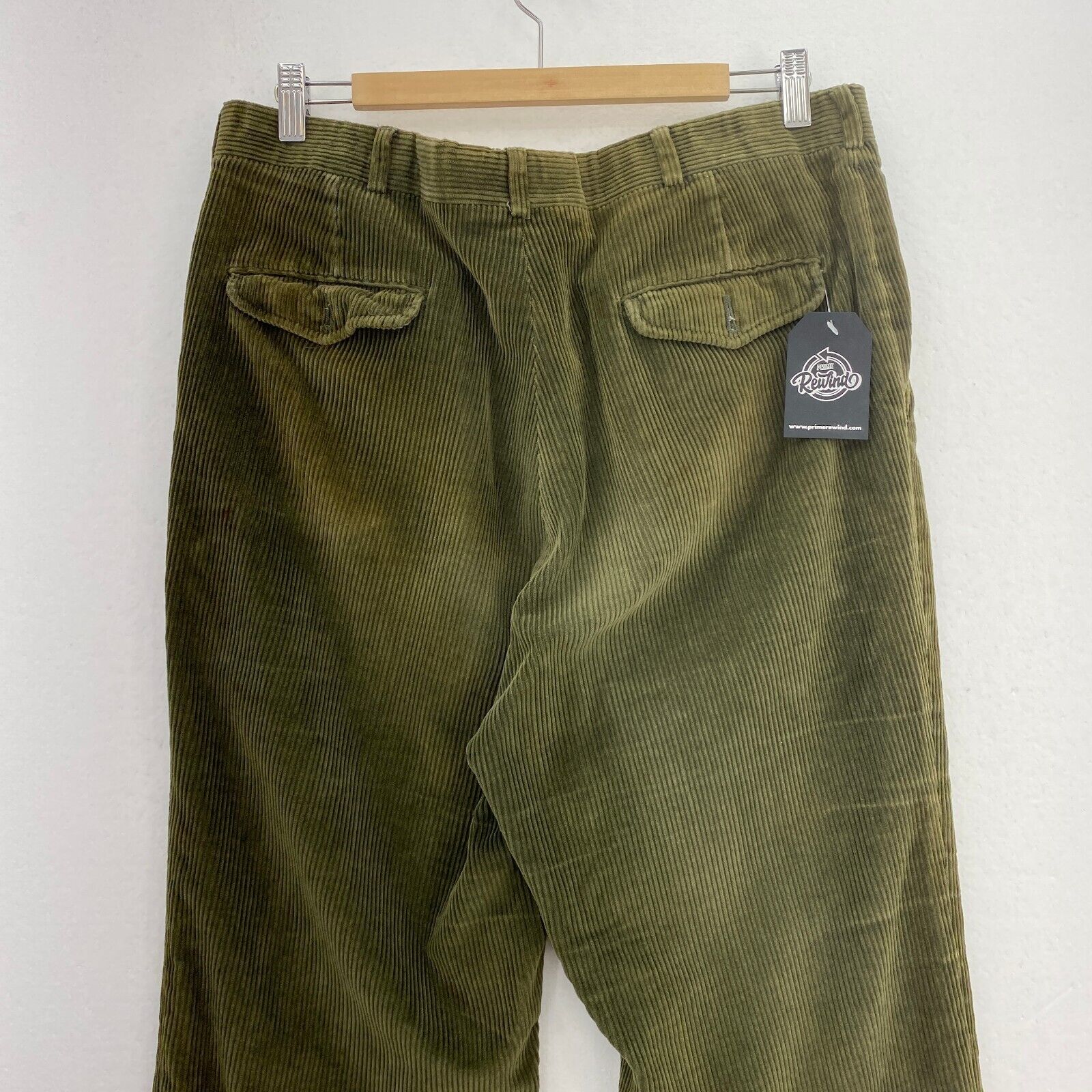 Lands' End Men's Traditional Fit Corduroy Pants Antique Spruce 35