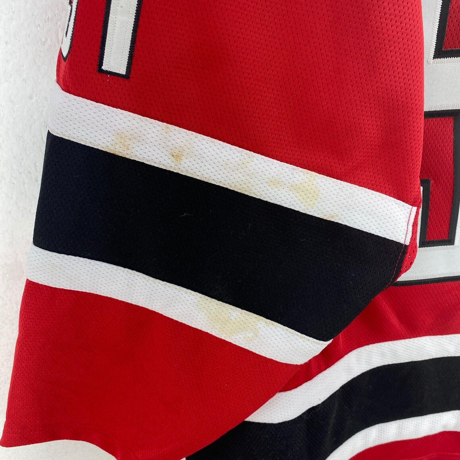 Joe Sakic #91 Team Canada Nike Vintage Olympics Hockey Jersey Red Jersey Size L