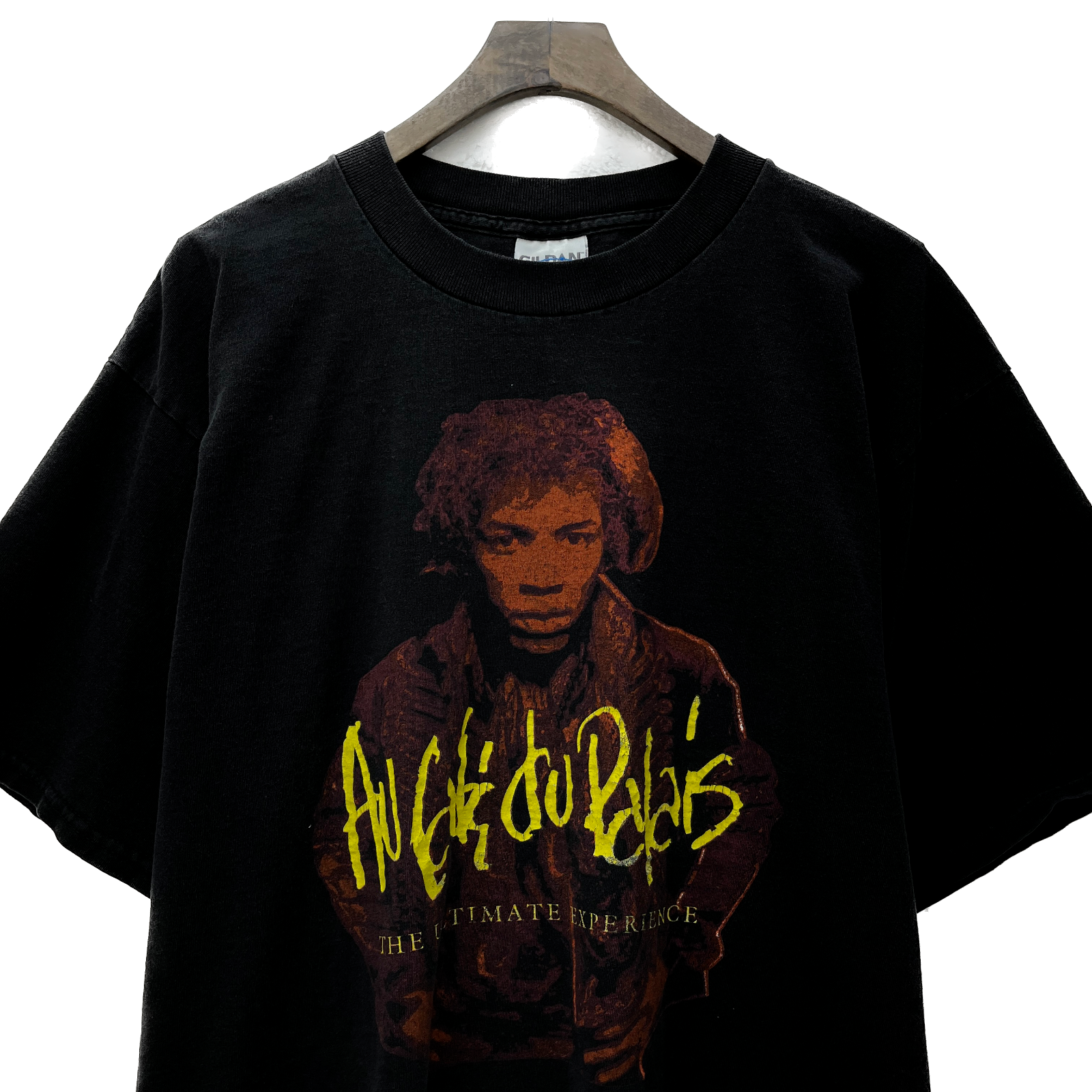 Jimi Hendrix The Ultimate Experience French Vintage Music T-shirt Size XL Black