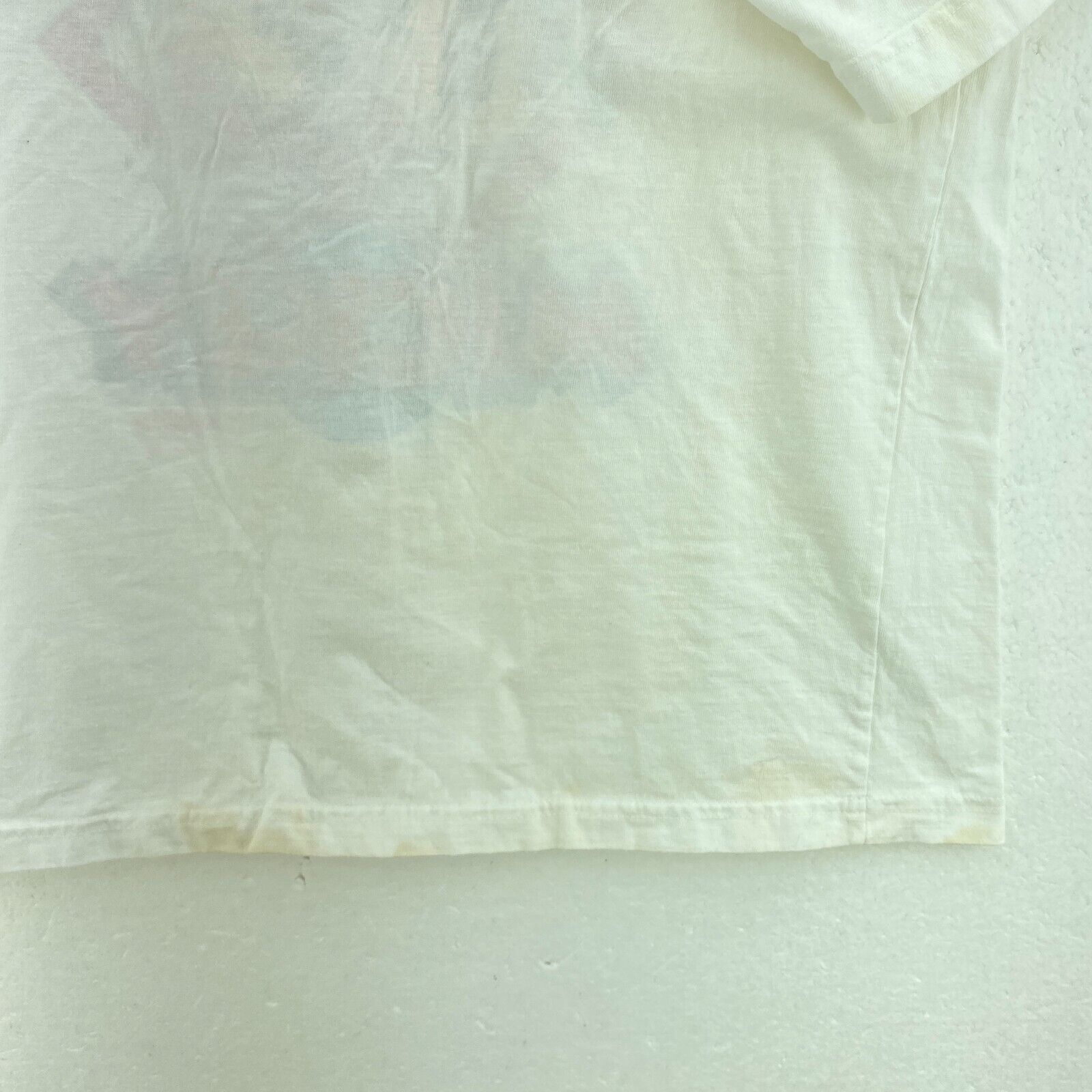 Disney Mickey Mouse Minnie Mouse Donald Duck White T-shirt Size M Women's
