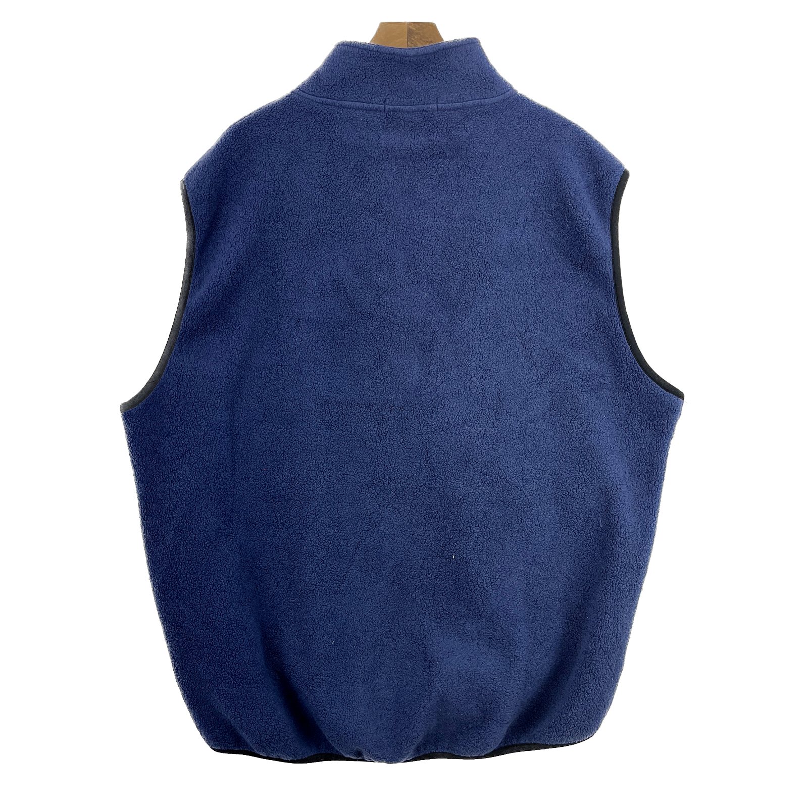 Google Embroidered Fleece Tech Full Zip Vest Navy Blue Mens Size XXL