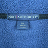 Google Embroidered Fleece Tech Full Zip Vest Navy Blue Mens Size XXL