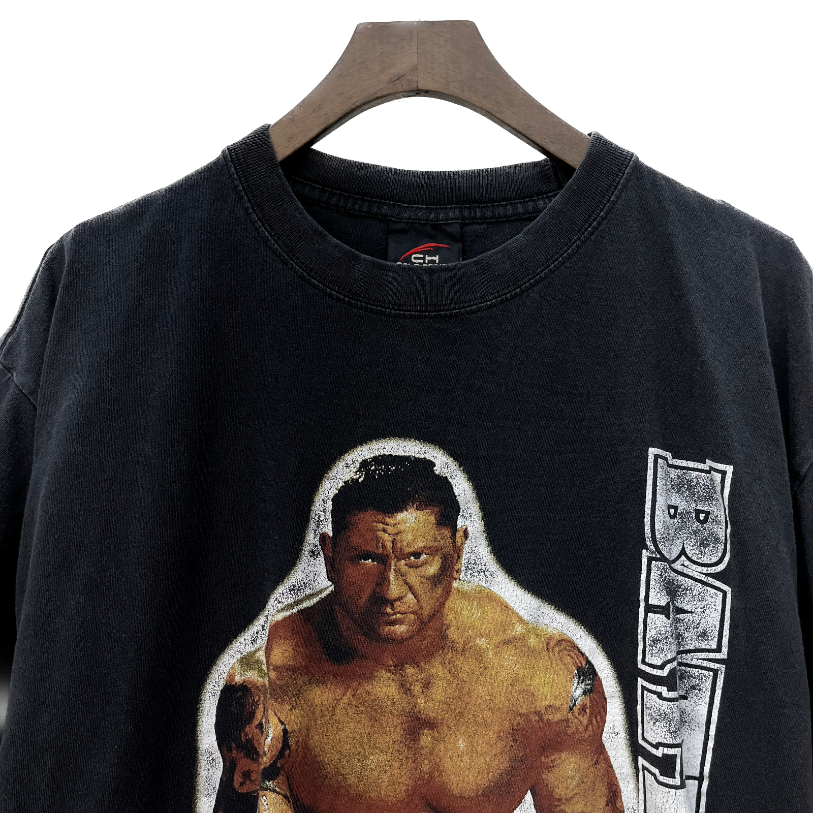 Dave Batista The Animal WWF Vintage Wrestling Graphic T-shirt Size XL WWE 90s