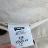 Levi's 512 Orange Tab White Denim Jeans Slim Fit Size 12 Women's