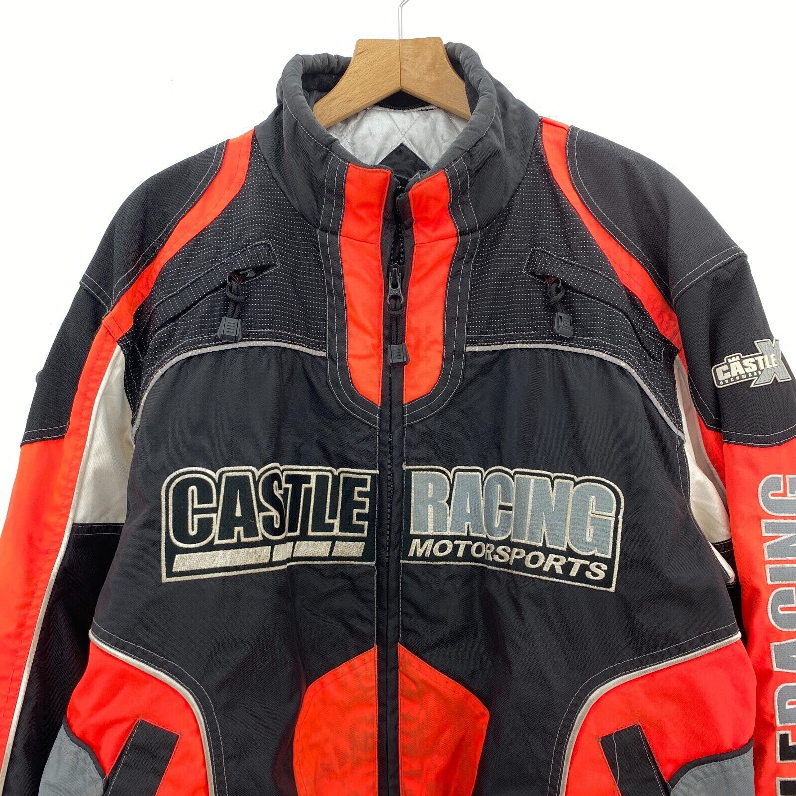 Castle X Racing Motocross Motorcycle Rider Jacket Size XL With Liner