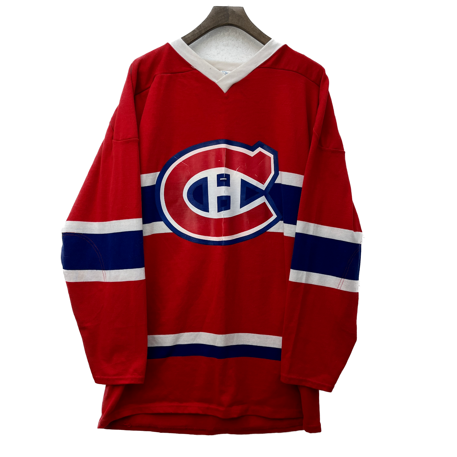 Bob Gainey #23 Montreal Canadiens Vintage Jersey Sweatshirt Size L Red NHL 80s