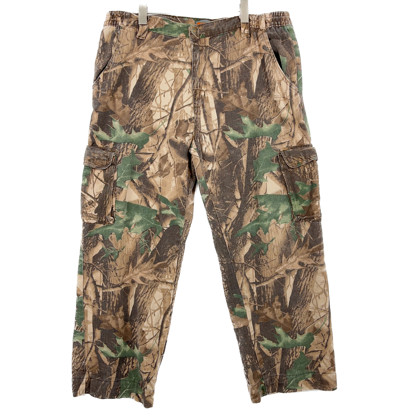 Real Tree Print Hunting Outdoors Cargo Lightweight Pants Size XL