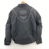Cordura Motorcycle Racing Biker 3M Jacket Black Size M With Armor No Liner