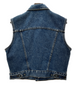 Calvin Klein Medium Wash Blue Denim Vest Size L