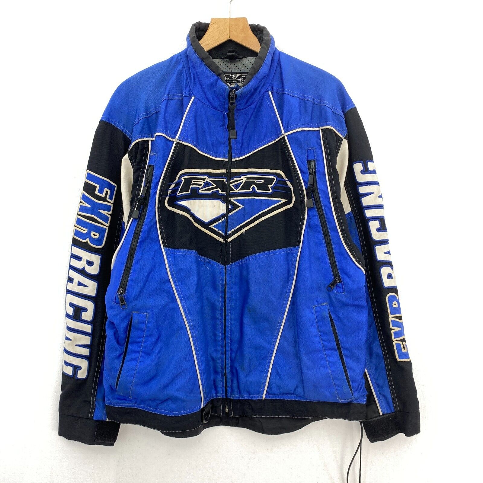 FXR Racing Blue Motorcycle Light Jacket Size M