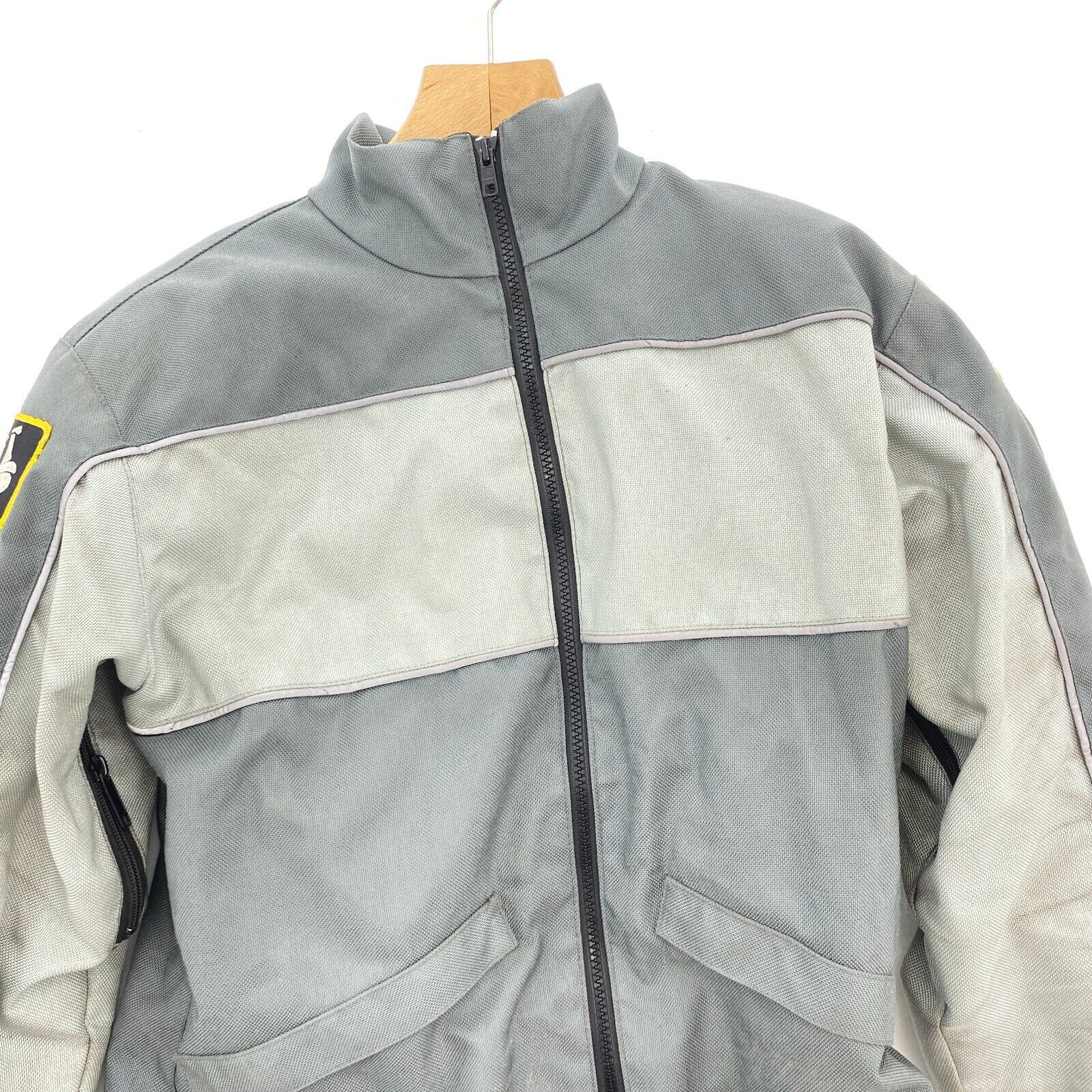 Corazzo Gray Motorcycle Biker Vespa Jacket Size S Scooterist and Moped