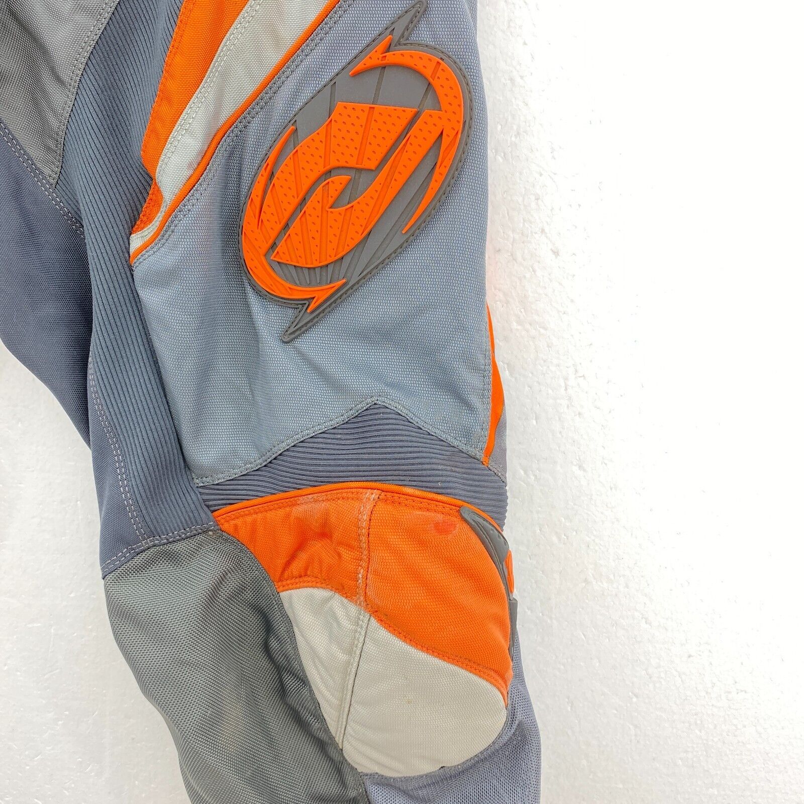 Answer Motocross Racing Motorcycle Dirt Biking Rider Gray Pants Size 34