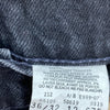 Levi's 619 Orange Tab Dark Wash Black Demin Straight Jeans Size 36