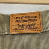 Levis Regular Fit Tapered Leg Tan Corduroy Pant Size 35 x 34 Silver Tab