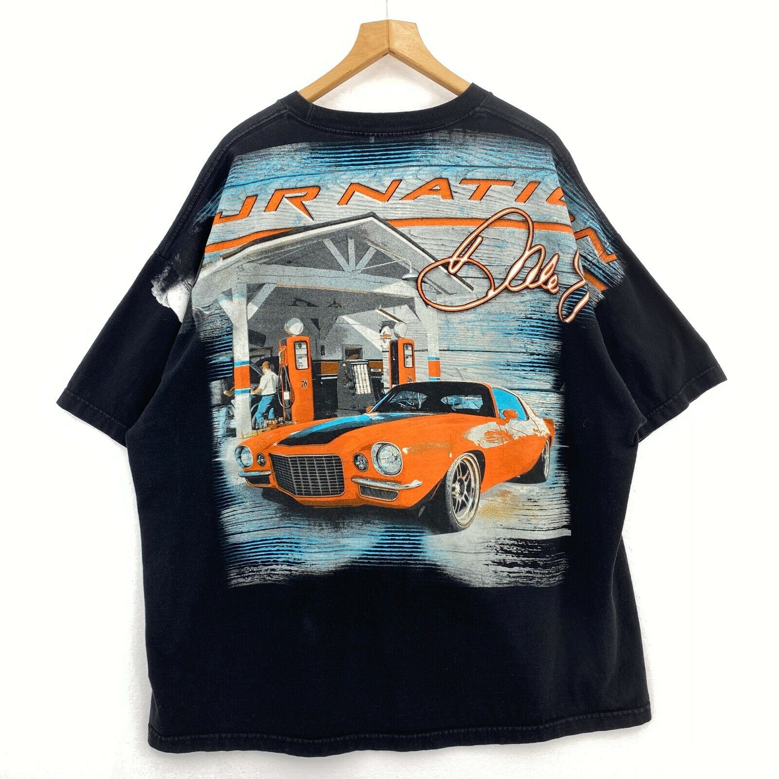 Dale Earnhardt Jr. Nascar Racing Driver Vintage Black T-shirt Size XXXL