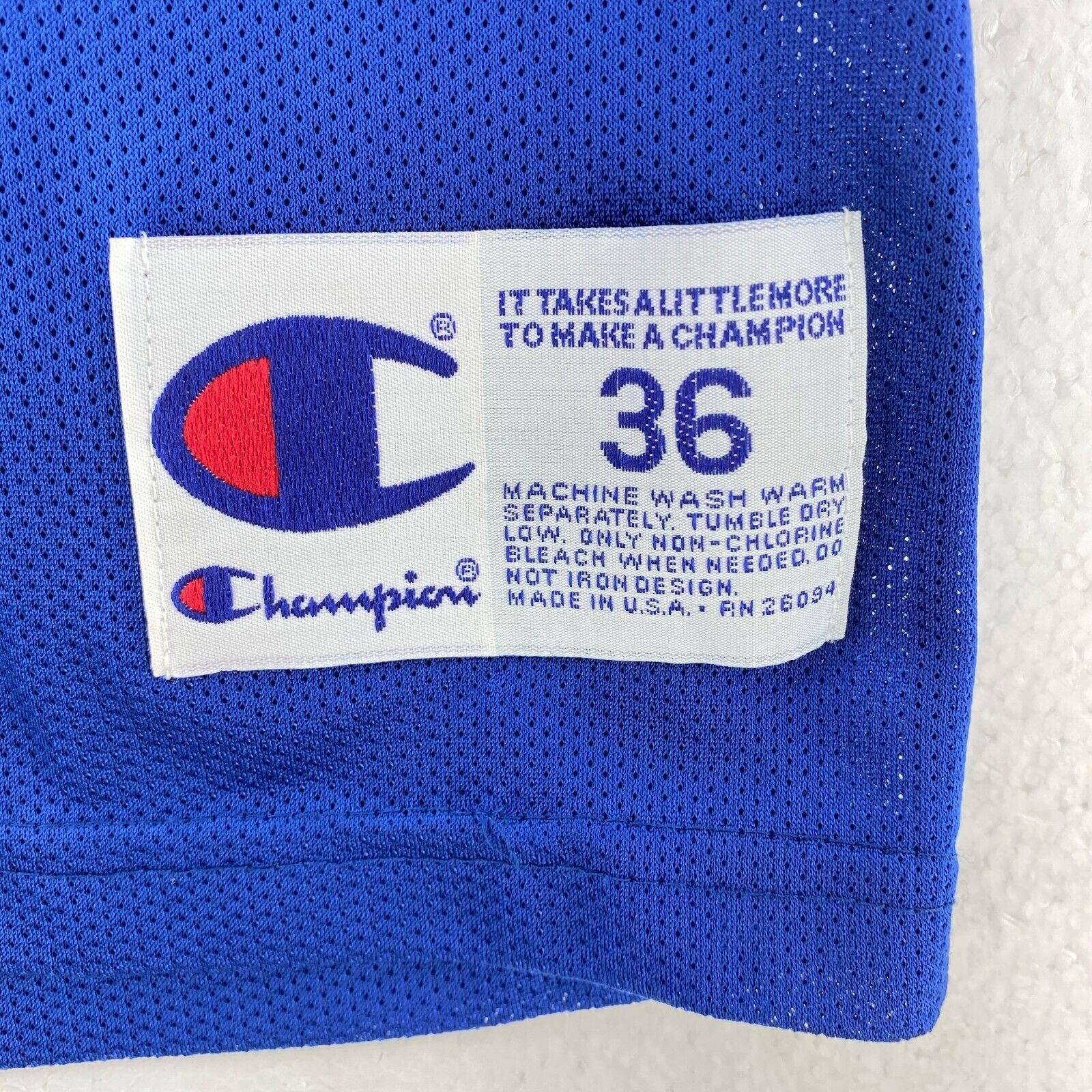 Grant Hill #33 Detroit Pistons Champion Vintage Basketball Jersey Size S NBA