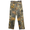 Real Tree Style Hunting Camo Cargo Green Pants Size Youth Large 14-16