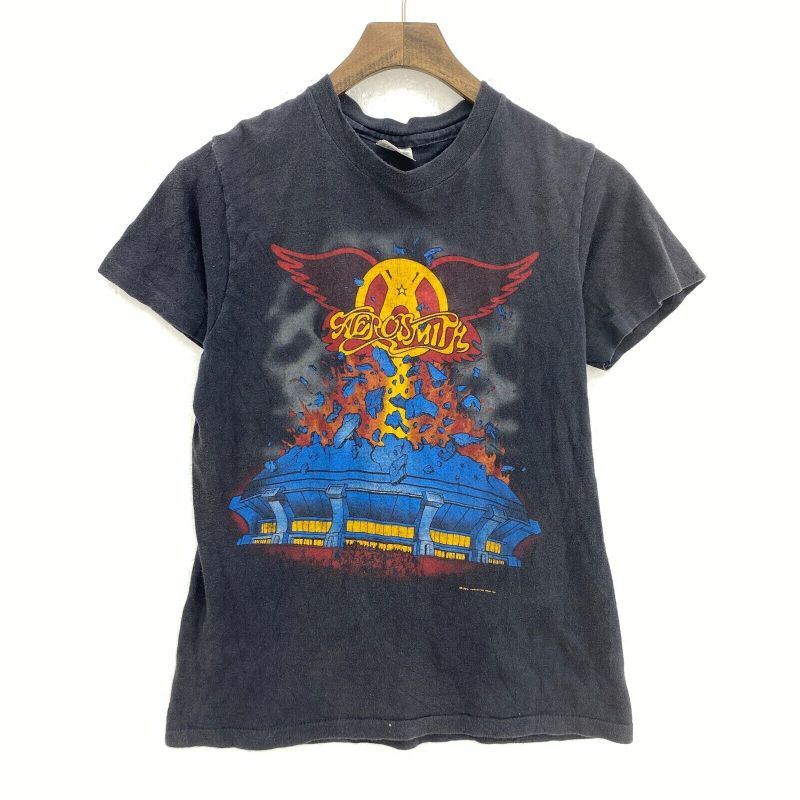 Vintage 1982 Aerosmith Rock in a Hard Place Tour Size M Single Stitch