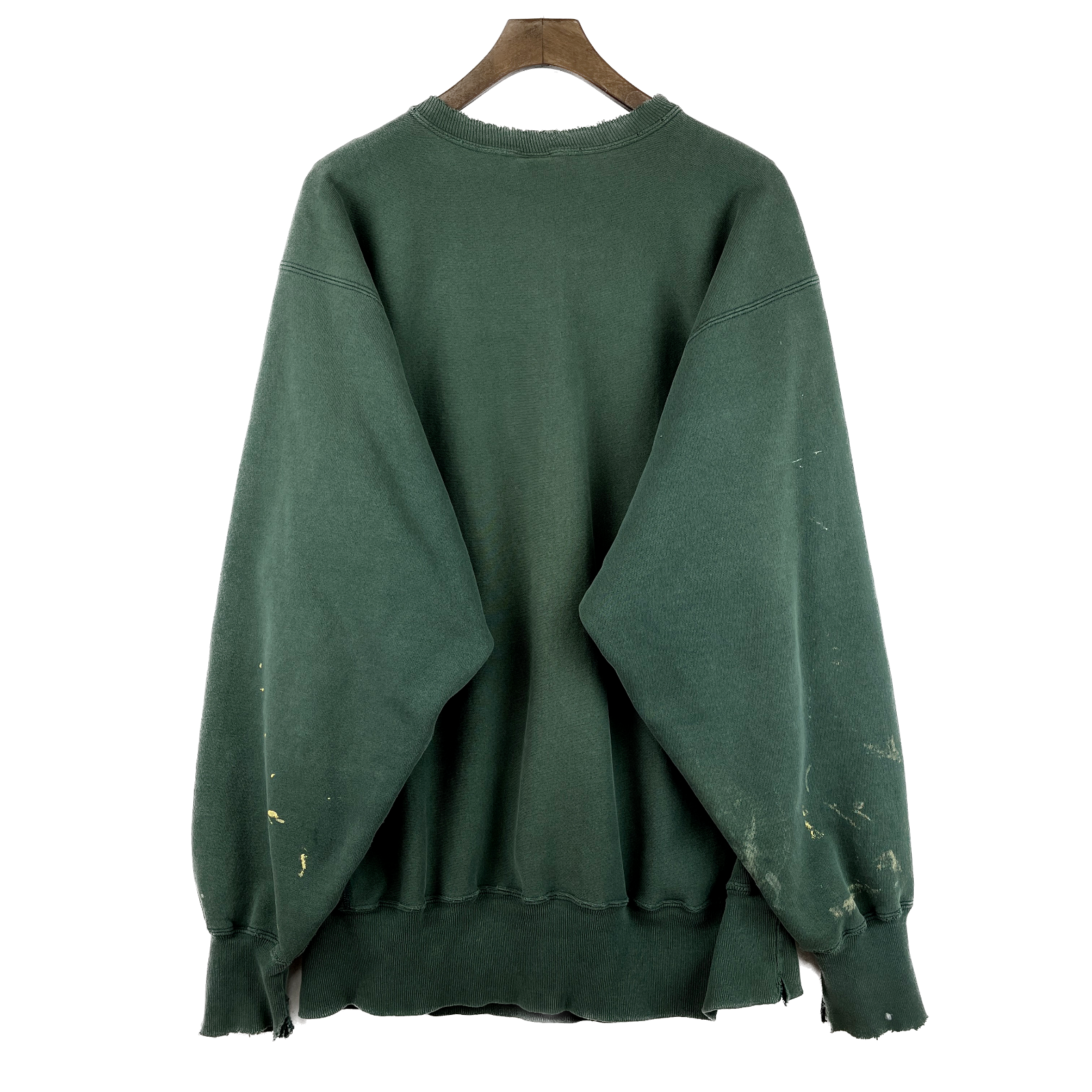 Vintage Champion Embroidered Logo Green Sweatshirt Size 2XL Crewneck