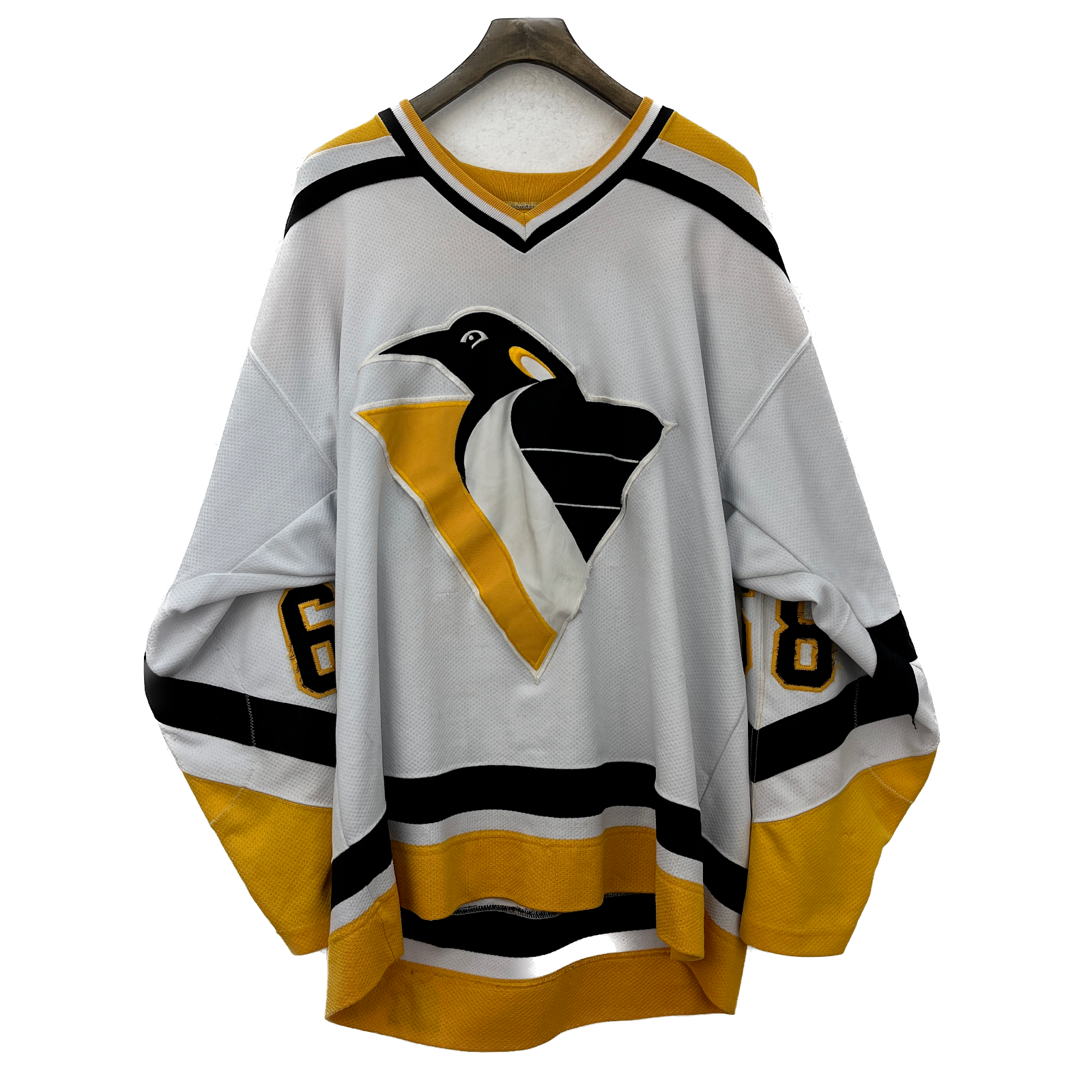 Jaromir Jagr #68 Pittsburgh Penguins Starter Vintage Hockey Jersey Size XL NHL