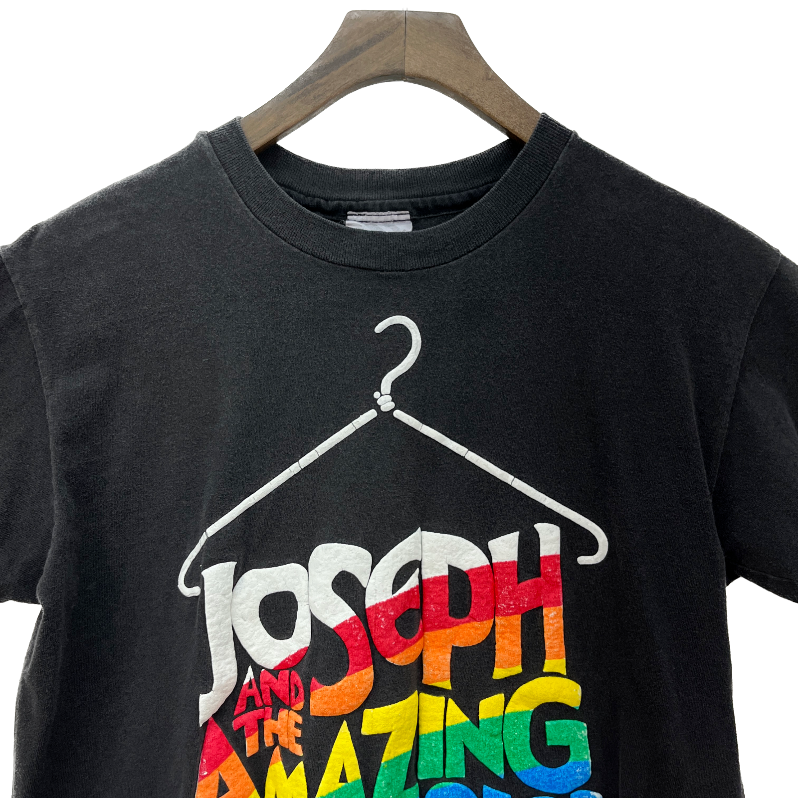 Joseph And The Amazing Technicolor Dreamcoat 1991 Black T-shirt Size L Youth