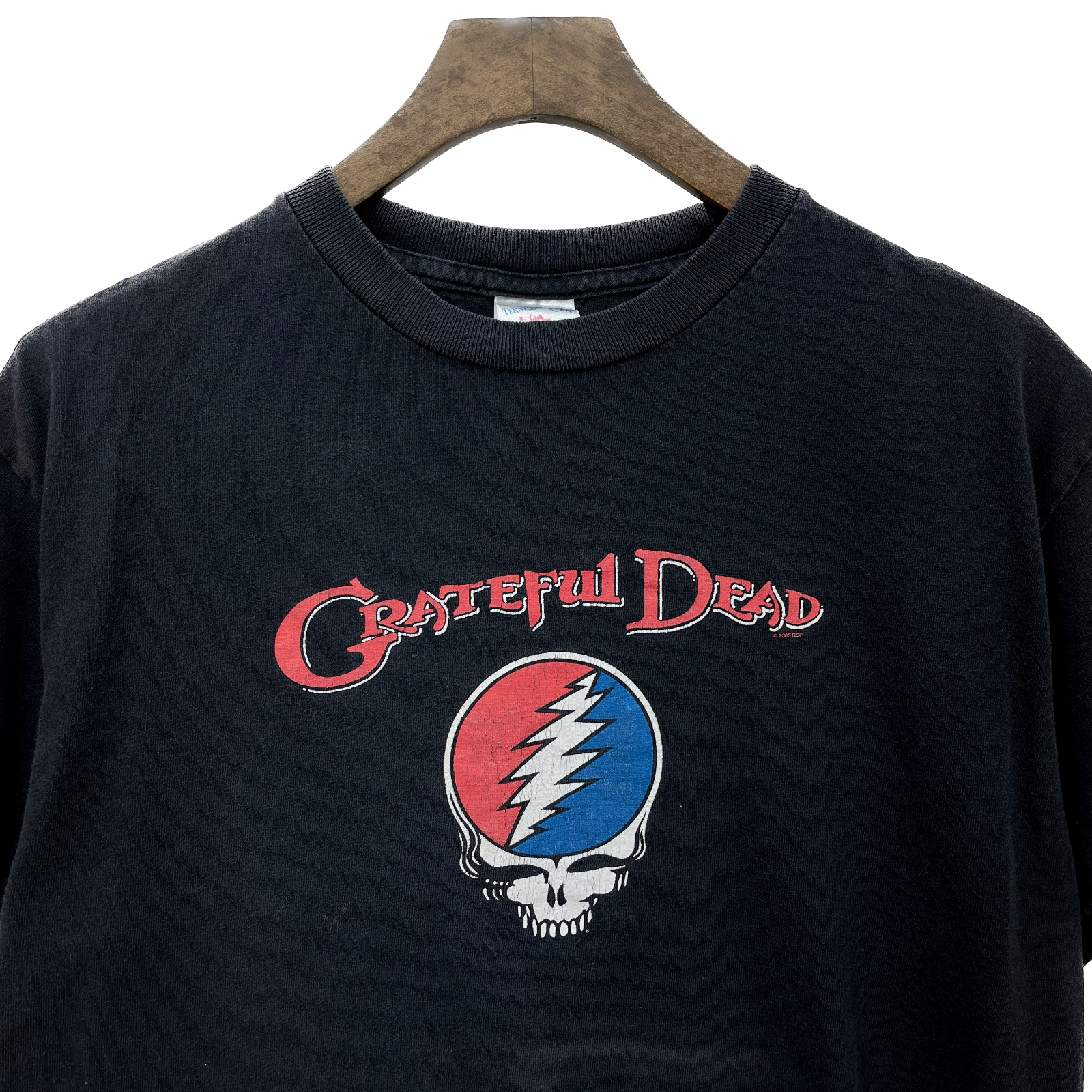 Grateful Dead 2005 Skull Logo Rock Band Black T-shirt Size M