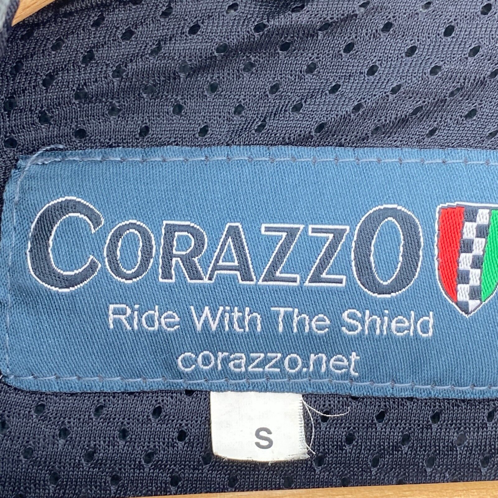 Corazzo Gray Motorcycle Biker Vespa Jacket Size S Scooterist and Moped