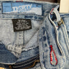 30 Below Denim Cargo Carpenter Shorts Size 36 Medium Wash Blue
