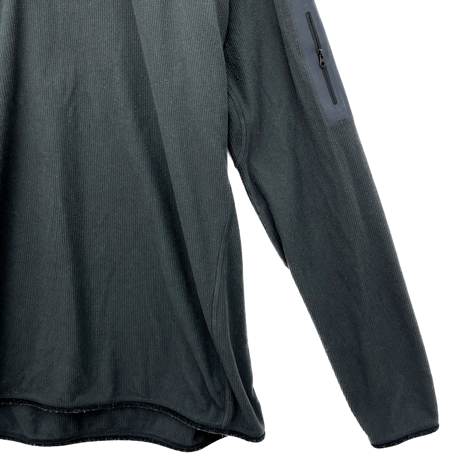 Arc'teryx Quarter Zip Sweat Shirt Size XL Gray Polartec Midweight Fleece