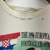The 1996 European Football Champions Uefa Vintage White T-shirt Size XL