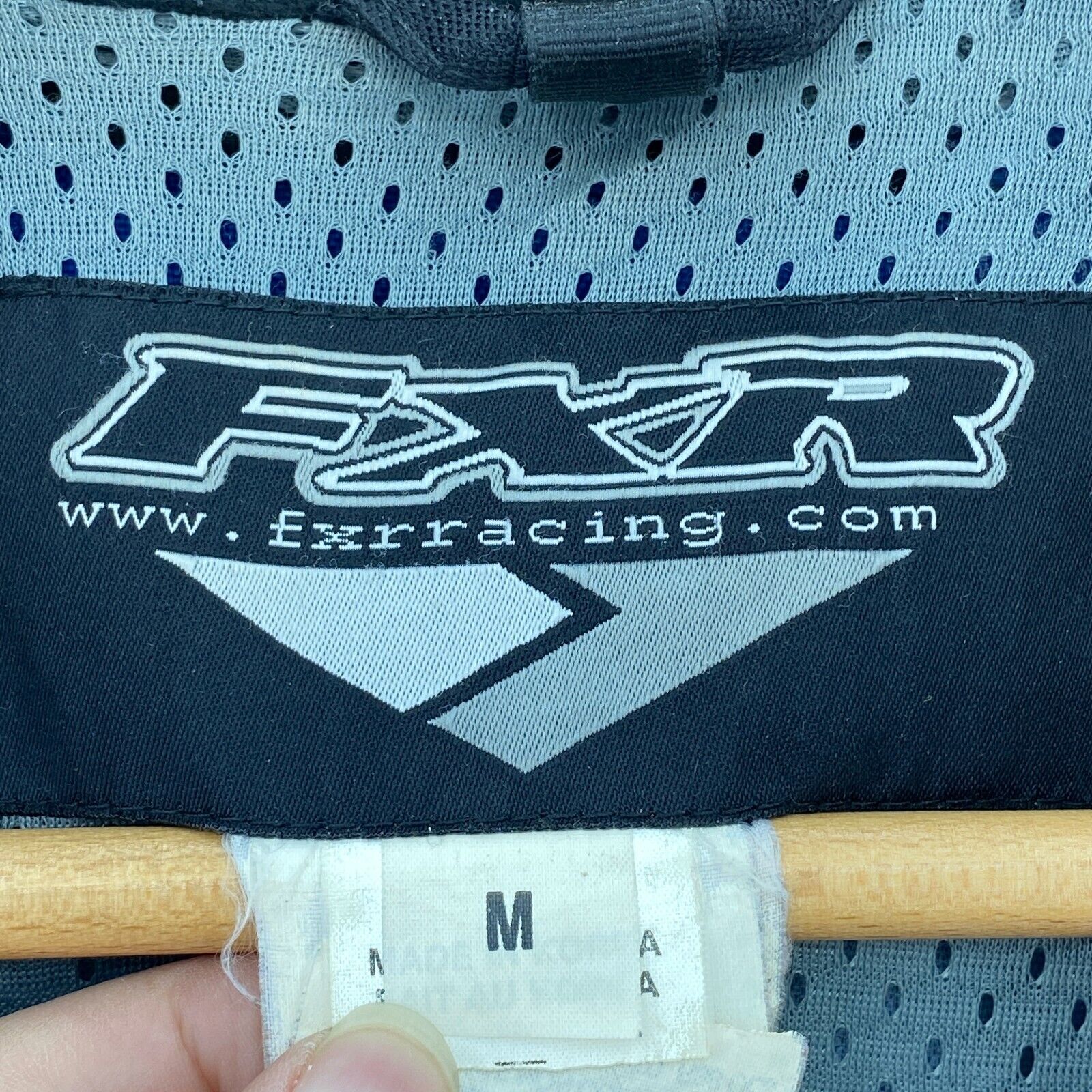 FXR Racing Blue Motorcycle Light Jacket Size M