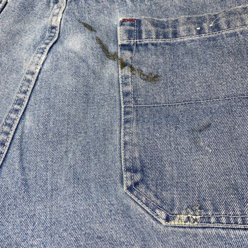 30 Below Denim Cargo Carpenter Shorts Size 36 Medium Wash Blue