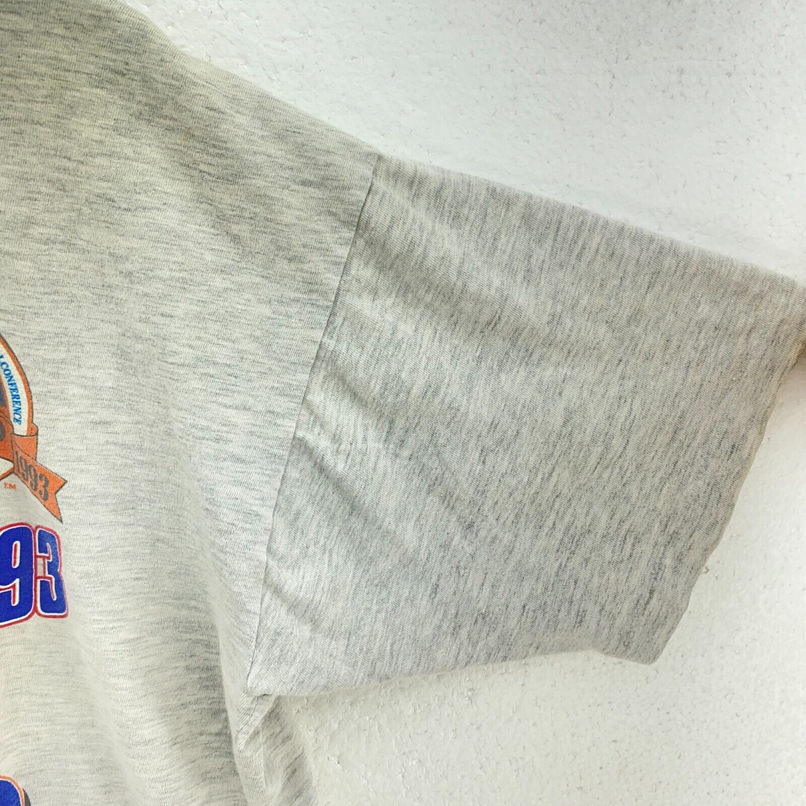 1993 Montreal Canadiens Stanley Cup Champions NHL Vintage Gray T-shirt Size L