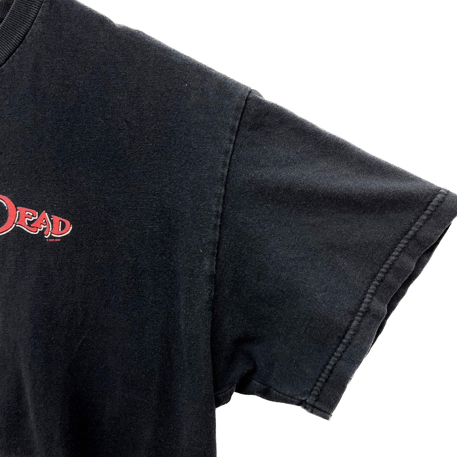 Grateful Dead 2005 Skull Logo Rock Band Black T-shirt Size M