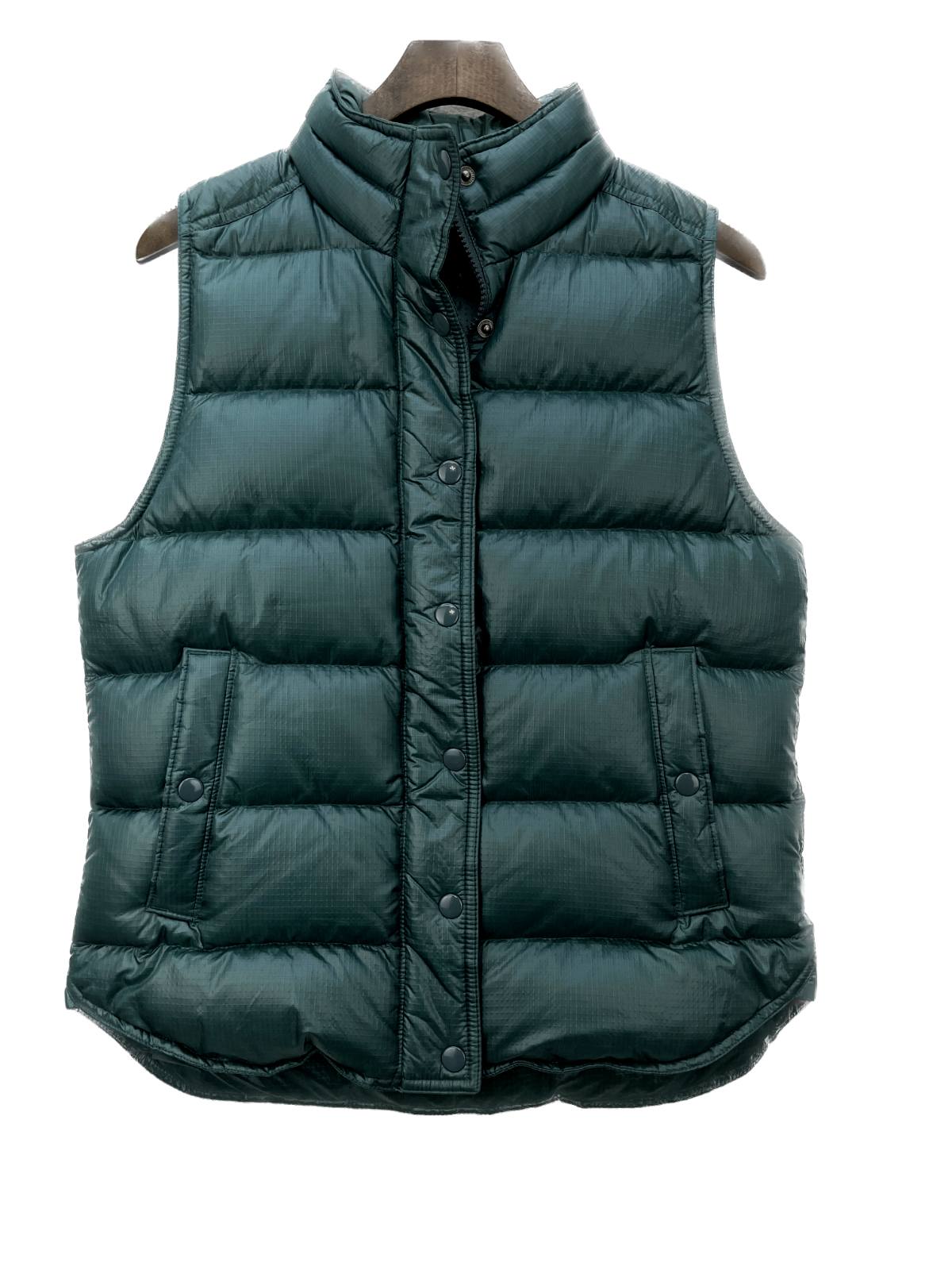 J.Crew Green Full Zip Puffer Vest Size S
