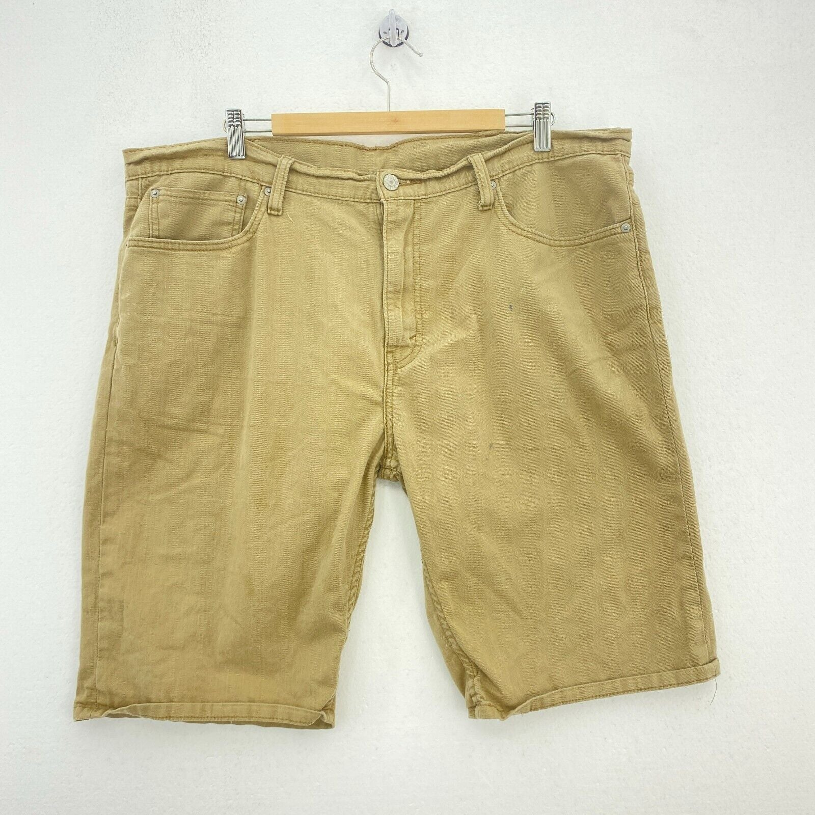 Levi Strauss Tan Denim Jean Shorts Size 38