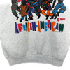 Vintage University Of African American Art Gray Sweatshirt Size XL Raglan Sleeve