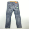 Levi Strauss 501 Black Straight Ripped Jeans Size 32 x 30