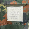 Vintage Camouflage Full Zip Green Military Utility Jacket Size M