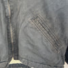 Warner Bros The Tasmanian Devil Embroidery Black Sherpa Lined Jacket Size L
