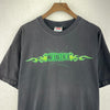 Vintage 2002 Metallica Green Band Tour T-Shirt Black Size XL