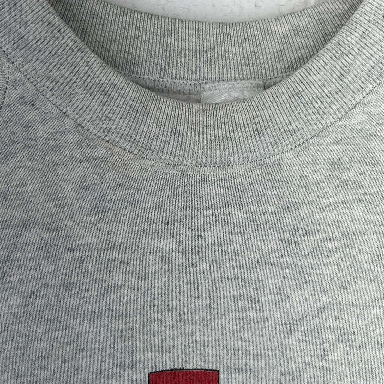 Vintage University Of African American Art Gray Sweatshirt Size XL Raglan Sleeve
