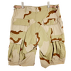 Military Dessert Camo Sandstone Style Cargo Shorts Adjustable Waist Size 31-35
