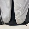 Adidas Hooded Jacket Fleece Lined Size M Two Tone Black Full Zip Up