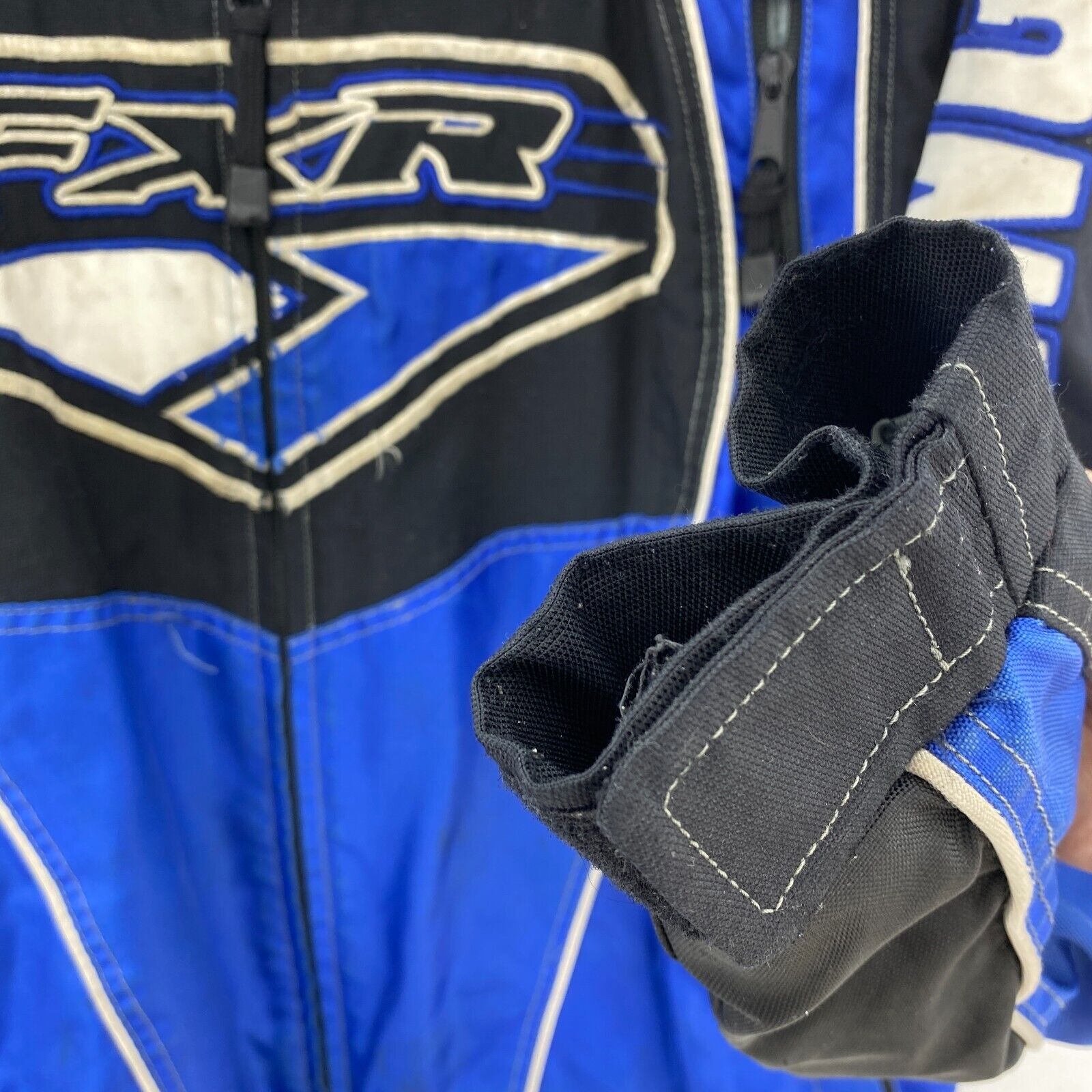 FXR Racing Blue Motorcycle Light Jacket Size M