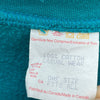 Nike Swoosh Logo Quarter Zip Pullover Blue Sweatshirt Size L