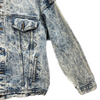 Energizer Bunny Vintage Denim Jacket Size L Light Acid Wash Blue Trucker 80s