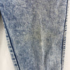 Levi's Orange Tab Acid Wash Blue Denim Tapered Jeans Size 33 x 30 80s