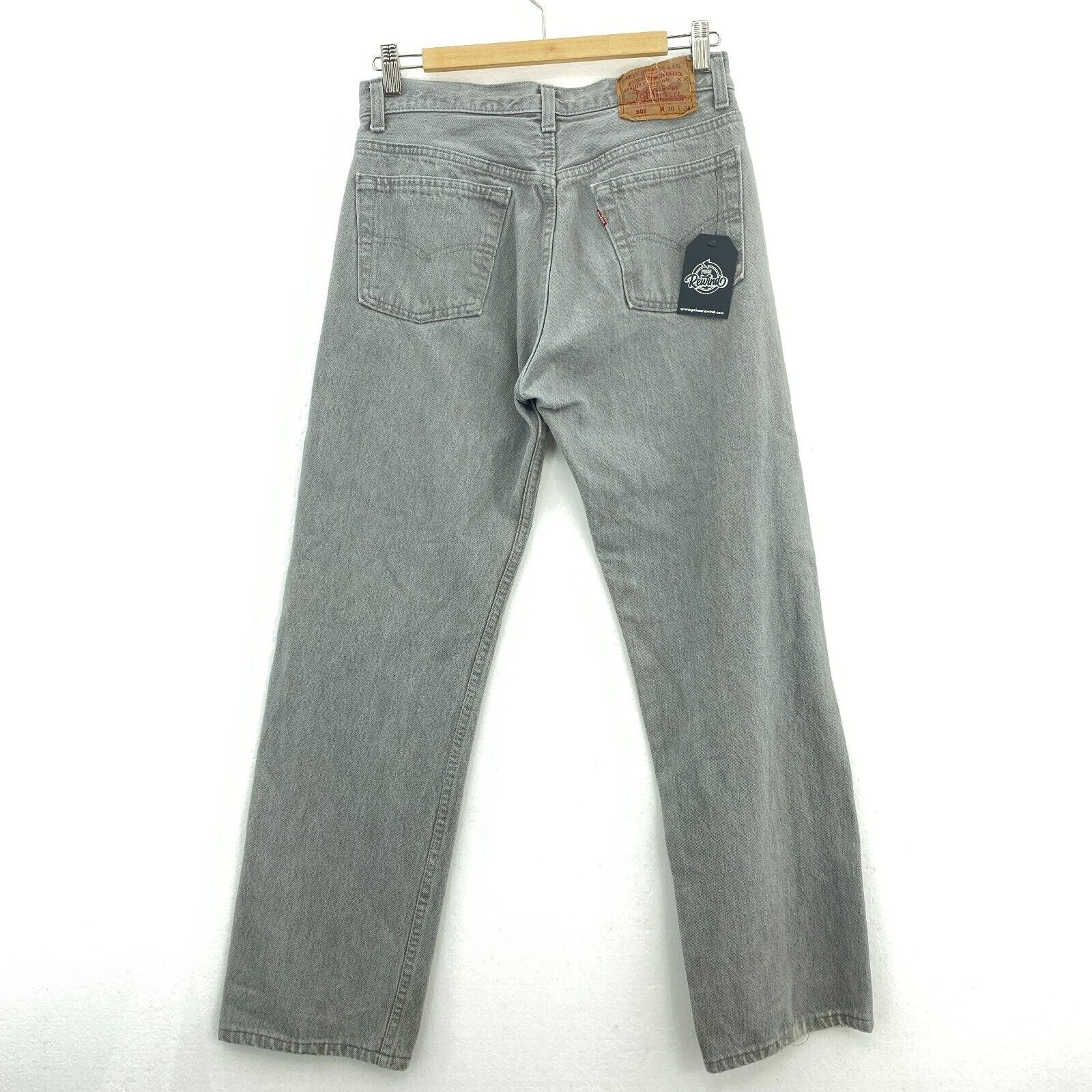 Levi's 501 Women's Gray Jeans Straight Size 29
